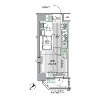 BPRレジデンス青砥【9階】の間取り