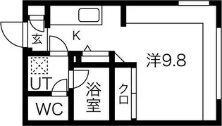 AUBE(オーブ)【4階】の間取り