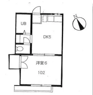 コーポ西永福【1階】の間取り