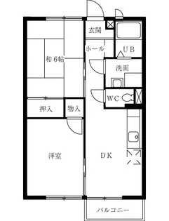 ヴァンベール弐番館【2階】の間取り