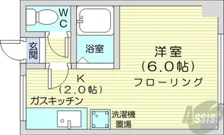 シンエービル【4階】の間取り