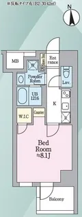 Ideal Noble【7階】の間取り