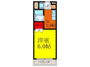 ゼンコウコ-ポラス3【2階】の間取り