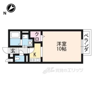 ヴィラタッツミーA棟【2階】の間取り