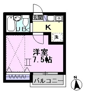 アネックス南流山5期【2階】の間取り