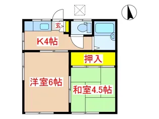 テラポート・レオ【2階】の間取り