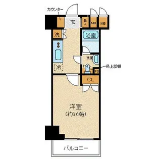 パレステュディオ麹町【2階】の間取り
