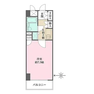 藤和シティコープ芝公園【5階】の間取り