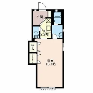 コンフォール B棟【1階】の間取り