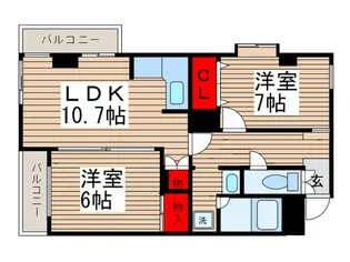 ソフィア【3階】の間取り