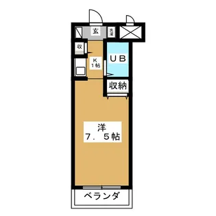 パレドール湘南平塚【2階】の間取り