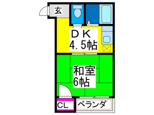 林荘マンション【3階】の間取り