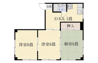 ヨシミツビル【3階】の間取り
