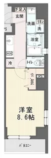 アークヒルズ横浜天王町(ウエスト)【2階】の間取り