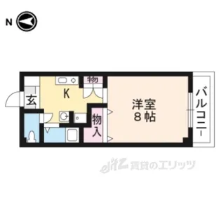 第2ハイツ高樋【2階】の間取り