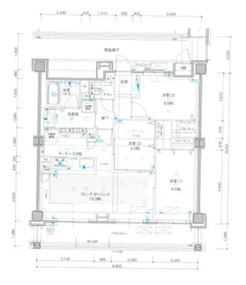 ラルステージ段原 THE MID【8階】の間取り