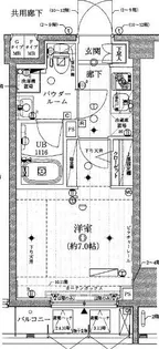 メインステージ三田アーバンスクエア【7階】の間取り