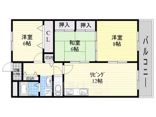 みずほマンション【4階】の間取り