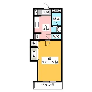 アドラブール丸の内【2階】の間取り