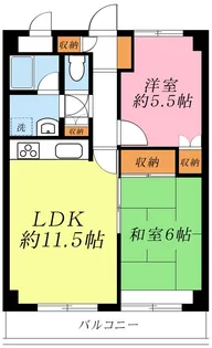 ロイヤルパレス中川【3階】の間取り