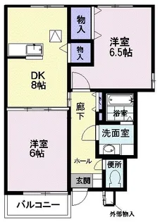 メゾン・ドゥ・アンジュ【1階】の間取り