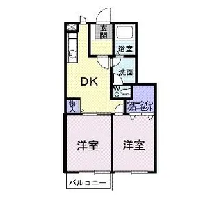 レーベンハイム【1階】の間取り