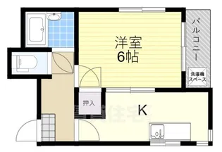 ウィンライフ池田【4階】の間取り