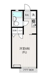 サンハイツ【2階】の間取り