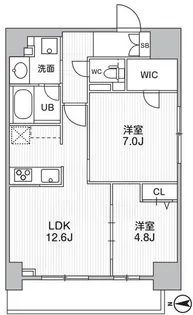 THEパームス熊野前【13階】の間取り