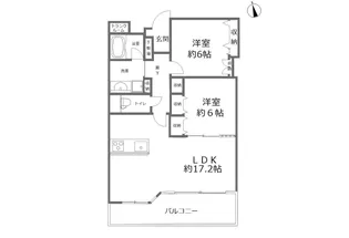 エルスト山王【4階】の間取り
