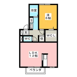 グレイスフル【1階】の間取り