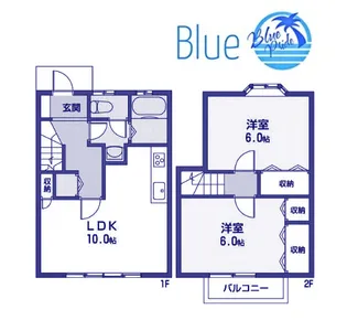 ドエル湘南Cの間取り