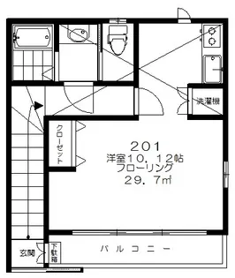TNC174【2階】の間取り