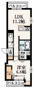 アルムヨシダ【4階】の間取り
