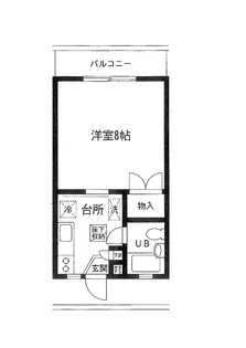 大栄豪ハイツ【1階】の間取り