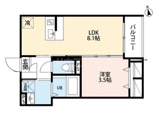 robot home 一之江【2階】の間取り