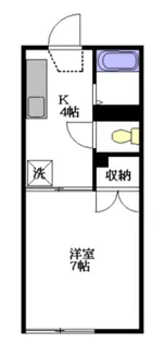 ドミール百人町【1階】の間取り