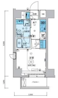 リヴシティ横濱七島町【6階】の間取り