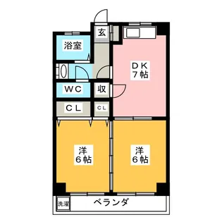 第三小森ビル【4階】の間取り
