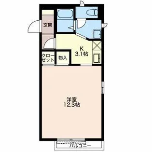 セフィラ平安【2階】の間取り