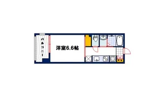 ル・パルトネール難波【8階】の間取り