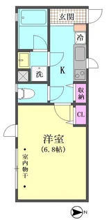 ライジングサン・武蔵小山【1階】の間取り