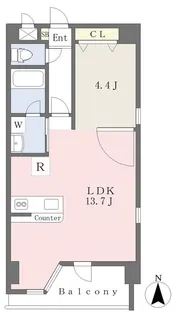 メビウス【2階】の間取り