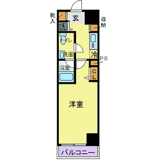 カスタリア蔵前【10階】の間取り
