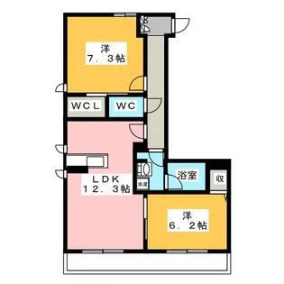 フォレナ羽沢横浜国大【1階】の間取り