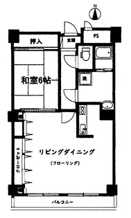 熱海スカイハイツ【5階】の間取り