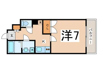 BRAVI 新町【5階】の間取り