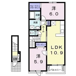 パシアン V【2階】の間取り