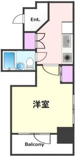 プリンセスコート日本橋【4階】の間取り