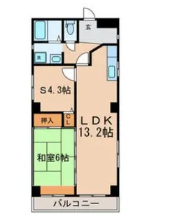 金子ビル【3階】の間取り